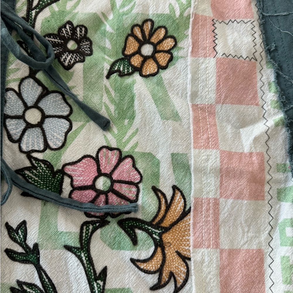 NWOT Women's Free People We The Free Kimono Floral Embroidered Top Size XS - Picture 3 of 7